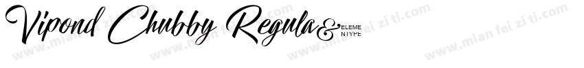 Vipond Chubby Regula字体转换